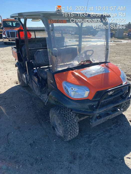 Kubota RTV-X1140W-H 4WD, LED Strobe, Windshield Acrylic Clear, Plastic Canopy, Wire Harness Kit, Backup Alarm