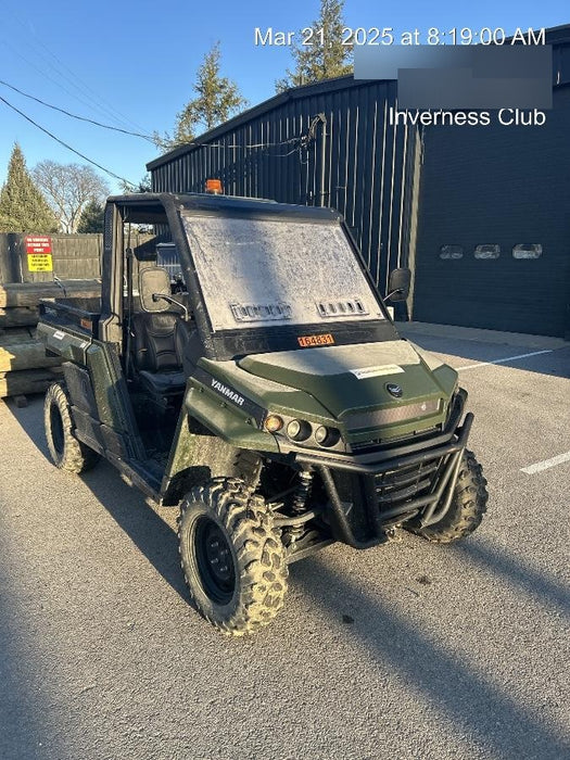 2021 Yanmar YU1000 Canopy, Steel Wheel, Poly WindShield, Beacon, Backup Alarm