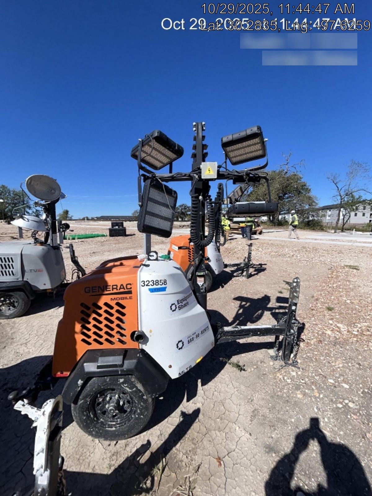 2023 Generac MLT2 Diesel, Flex Switch 120V Input, Powerzone Controller, (4) 320W LED Lights, 4kW Generator, 39.9 Gal Fuel Tank, 2" Ball, T3