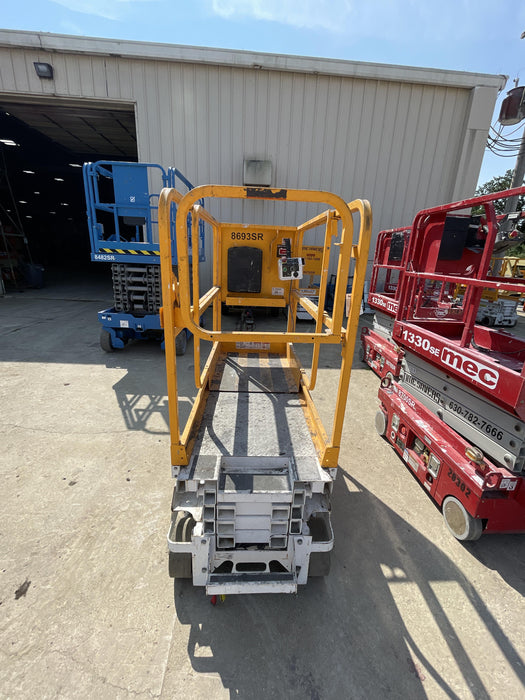 Custom Equipment HB-1430 <ul>
 <li>Hy-Brid Scissor Lift</li>
  <li>Platform capacity up to 670 lbs.</li>
  <li>Working height up to 20 ft</li>
  <li>Weighs under 1,700 lbs.</li>
  <li>Non-marking wheels </li>
</ul>
