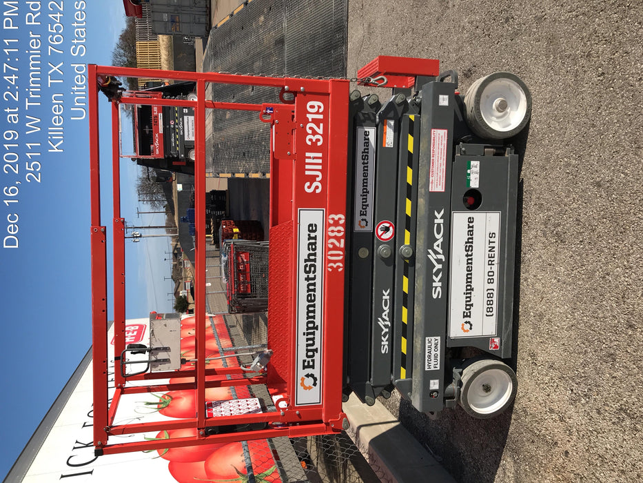 2019 Skyjack SJIII-3219 Standard w/Trojan Batteries