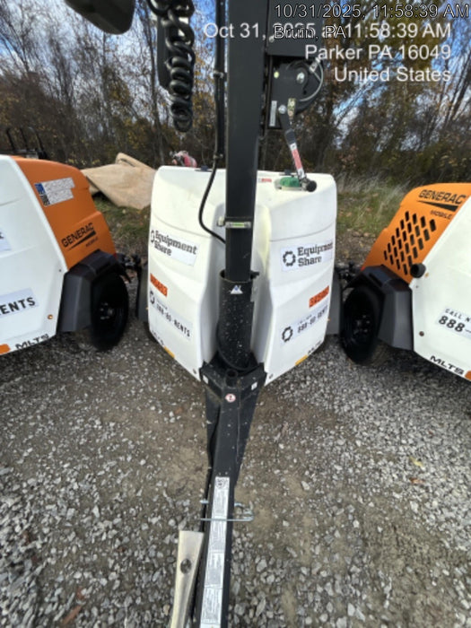 2023 Generac MLT2 Diesel, Flex Switch 120V Input, Powerzone Controller, (4) 320W LED Lights, 4kW Generator, 39.9 Gal Fuel Tank, 2" Ball, T3