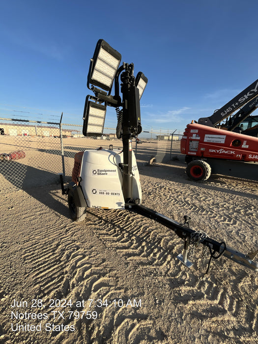 2024 Generac MLT2 Diesel, Flex Switch 120V Input, Powerzone Controller, 
(4) 320W LED Lights, 4kW Generator, 39.9 Gal Fuel Tank, 2" Ball, T3