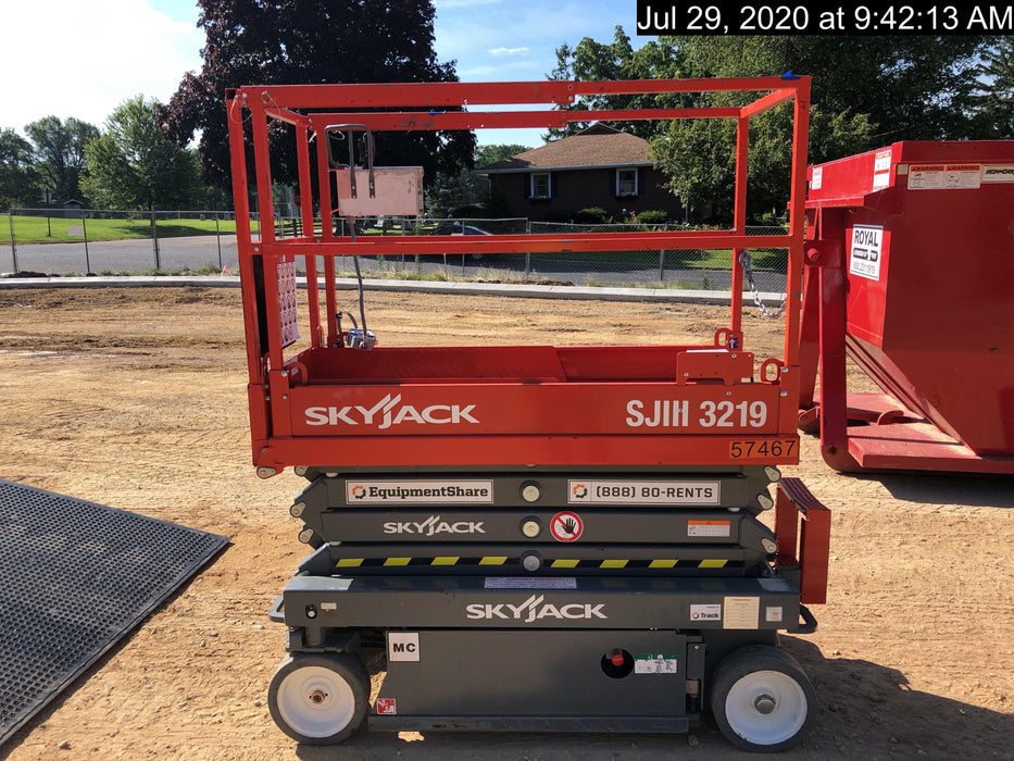 2018 Skyjack SJIII-3219 Standard Rental Specs
