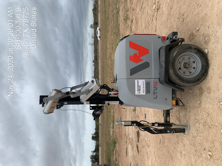 2019 Wacker Neuson LTV6K-LED LTV6K Light Tower, LED 300W, Telematics EQ SH Kubota