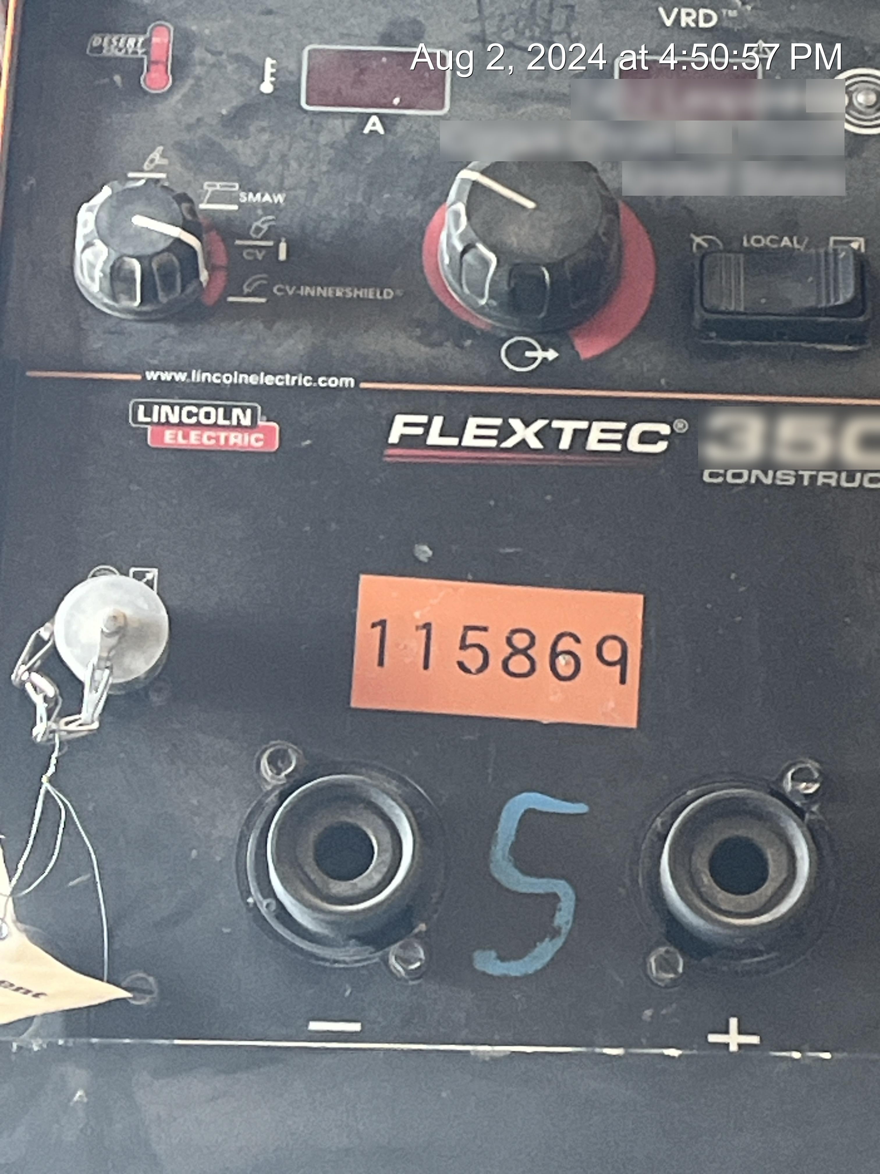 2020 LINCOLN ELECTRIC FLEXTEC 350X