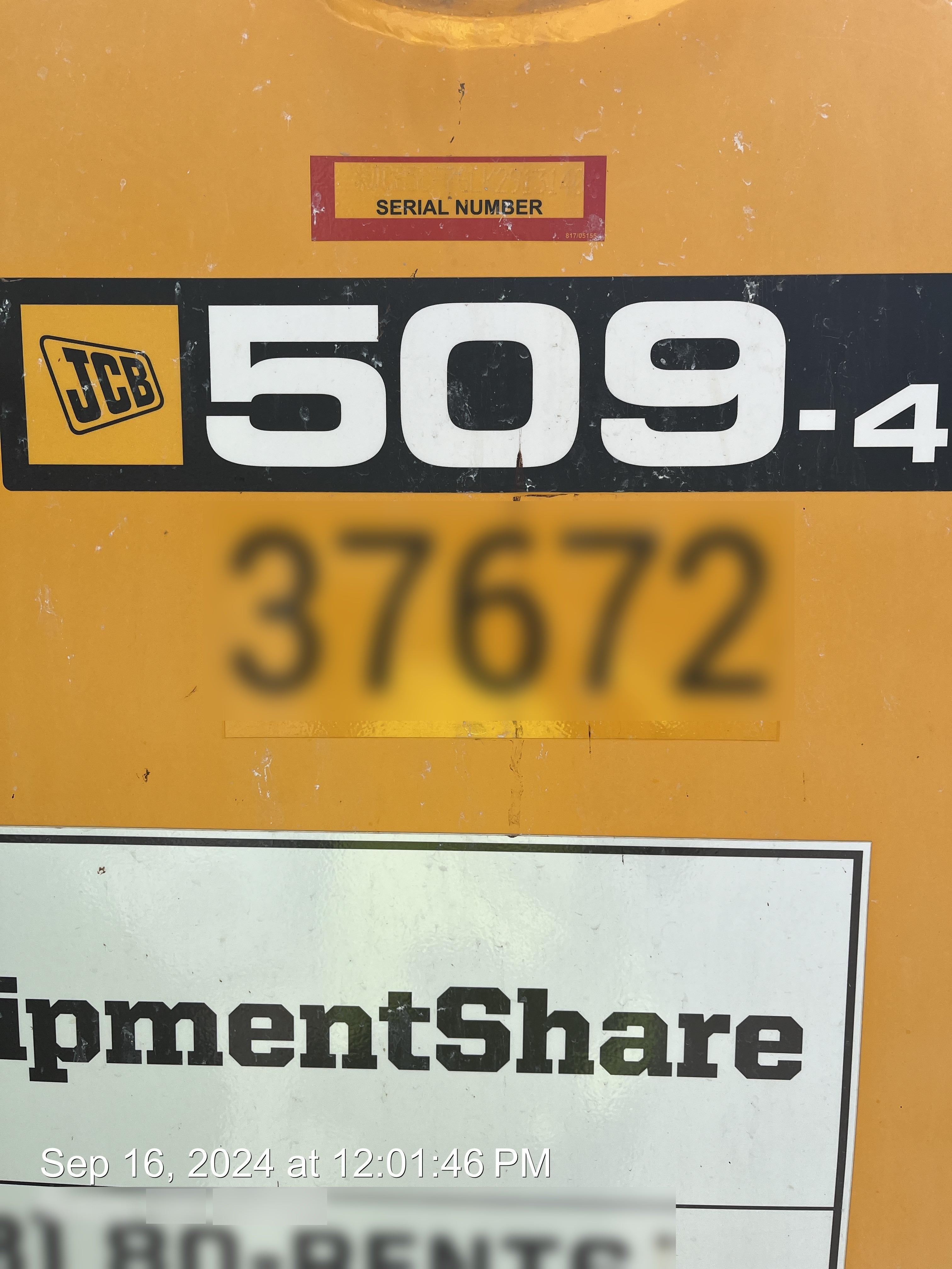 2019 JCB 509-42