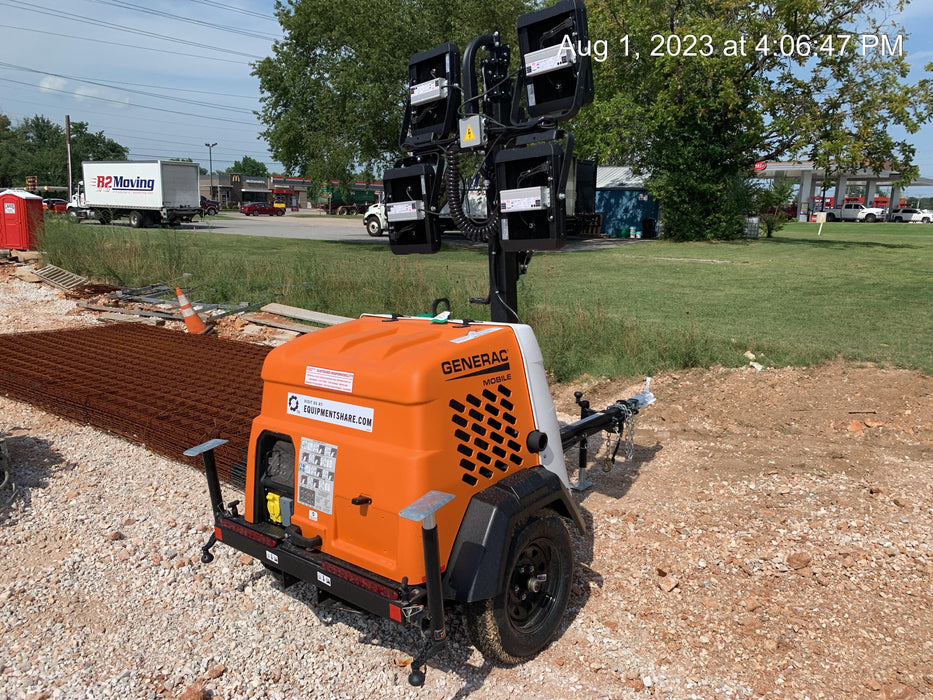 2023 Generac MLT2 Diesel, Flex Switch 120V Input, Powerzone Controller, (4) 320W LED Lights, 4kW Generator, 39.9 Gal Fuel Tank, 2" Ball, T3