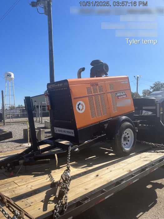 2021 Lincoln Electric Vantage 549X Ready Pak 3, ORANGE (includes trailer, cable rack, fender light kit)