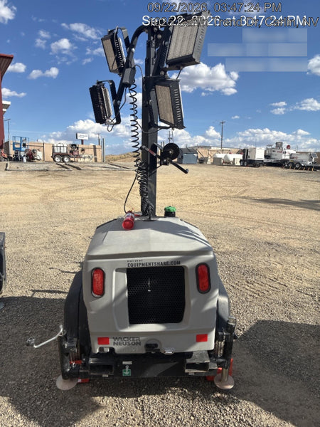 2024 Wacker Neuson LTT4 Diesel, Kohler KDW702, Deep Sea Controller, Auto Start, LED 320W, Bypass Outlet, T3