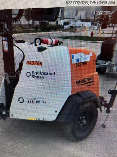 2023 Generac MLT2 Diesel, Flex Switch 120V Input, Powerzone Controller, (4) 320W LED Lights, 4kW Generator, 39.9 Gal Fuel Tank, 2" Ball, T3
