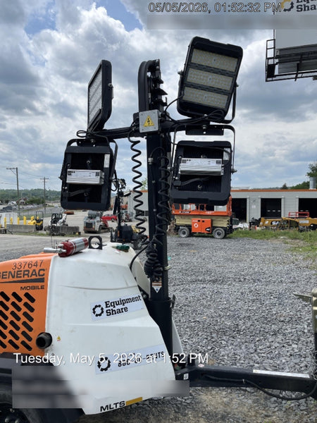 2023 Generac MLT2 Diesel, Flex Switch 120V Input, Powerzone Controller, (4) 320W LED Lights, 4kW Generator, 39.9 Gal Fuel Tank, 2" Ball, T3