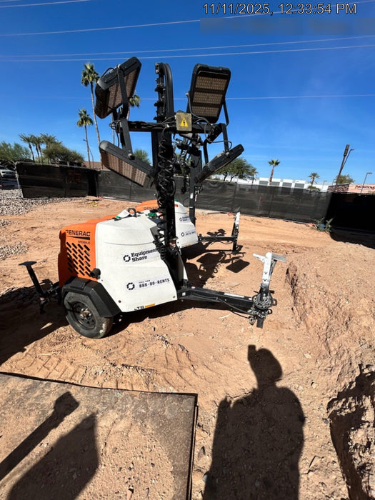 2024 Generac MLT2 Diesel, Flex Switch 120V Input, Powerzone Controller, 
(4) 320W LED Lights, 4kW Generator, 39.9 Gal Fuel Tank, 2" Ball, T3