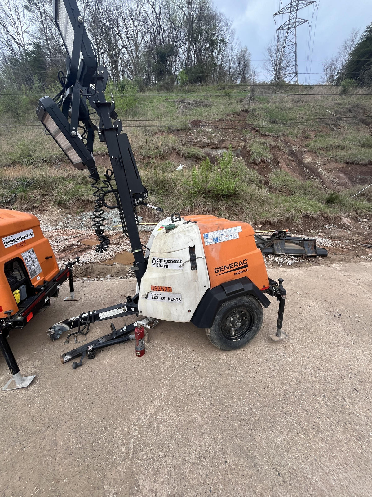 2023 Generac MLT2 Diesel, Flex Switch 120V Input, Powerzone Controller, 
(4) 320W LED Lights, 4kW Generator, 39.9 Gal Fuel Tank, 2" Ball, T3