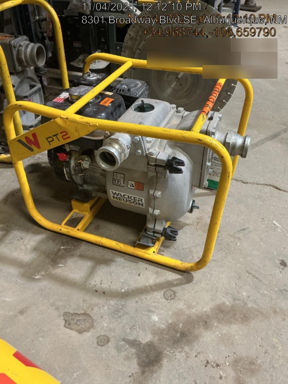 2020 WACKER NEUSON PT2A