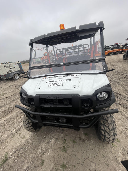 2022 Kawasaki Mule PRO-DXT Standard Options, Backup Alarm, Beacon, Plastic Hard Top, Poly Windshield, Horn Kit