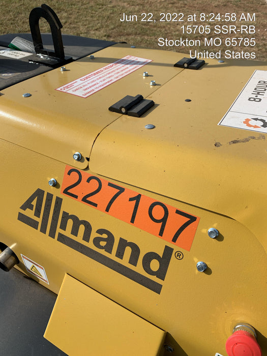 2022 Allmand NLV3GR (4) LED Light Fixture 350W, 23' Vertical Mast, 3kW Prime, Towable, Deep Sea L401, Leveling Jacks, Yanmar T4F 5.8hp