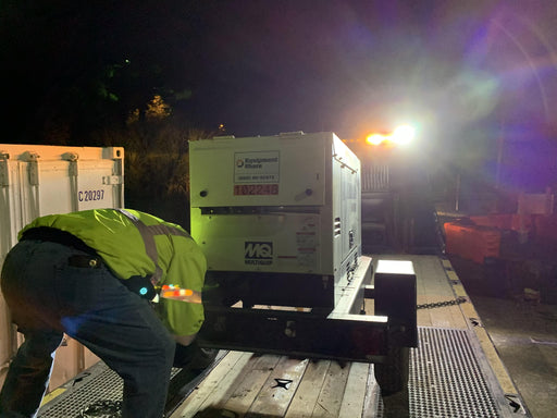 2020 Multiquip DLW400ESA4 400 amp Welder, 14kW, 120/240V, T4F Kubota, Trailer