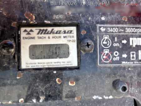 2023 Multiquip MV308GH Honda GX270, 18" Plate, Tachometer