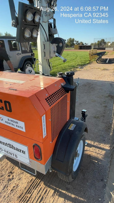 2024 Wanco WLTT-4MM4K Diesel, Deep Sea Controller, Shore Power Plug, Auto Start, (4) 350W LED Floodlights, 4kW Generator, 60 Gal Fuel Tank, 2" Ball, T3