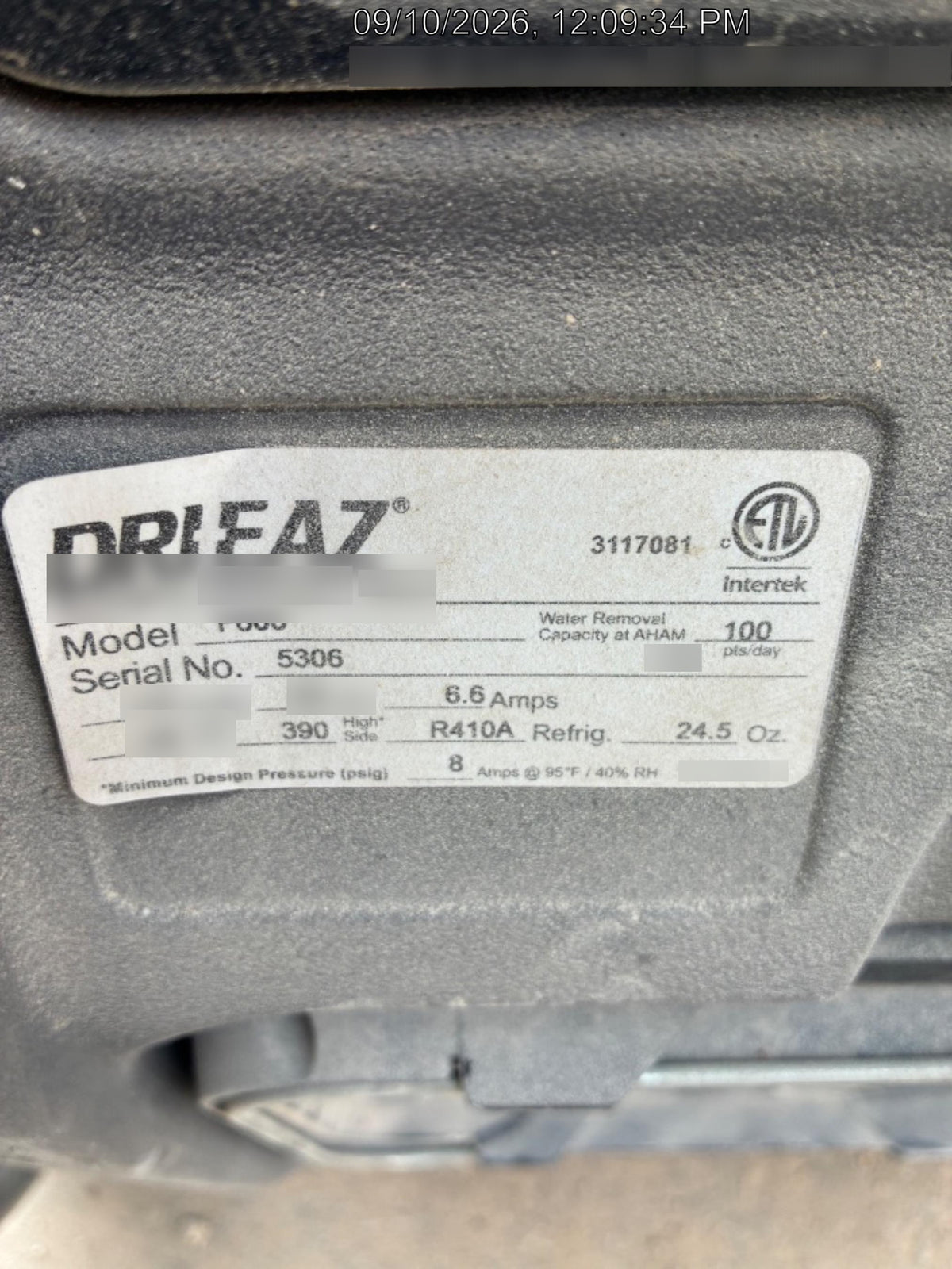 2020 DRI-EAZ LGR6000Li