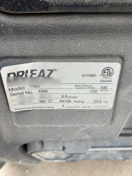 2020 DRI-EAZ LGR6000Li