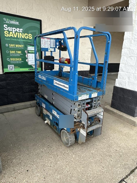 2019 Genie GS-1930 Fixed Rails with Chain Entry