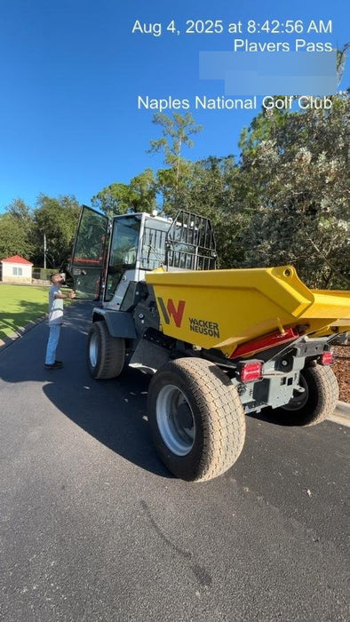 2025 WACKER NEUSON DV605 Cab Turf Tires