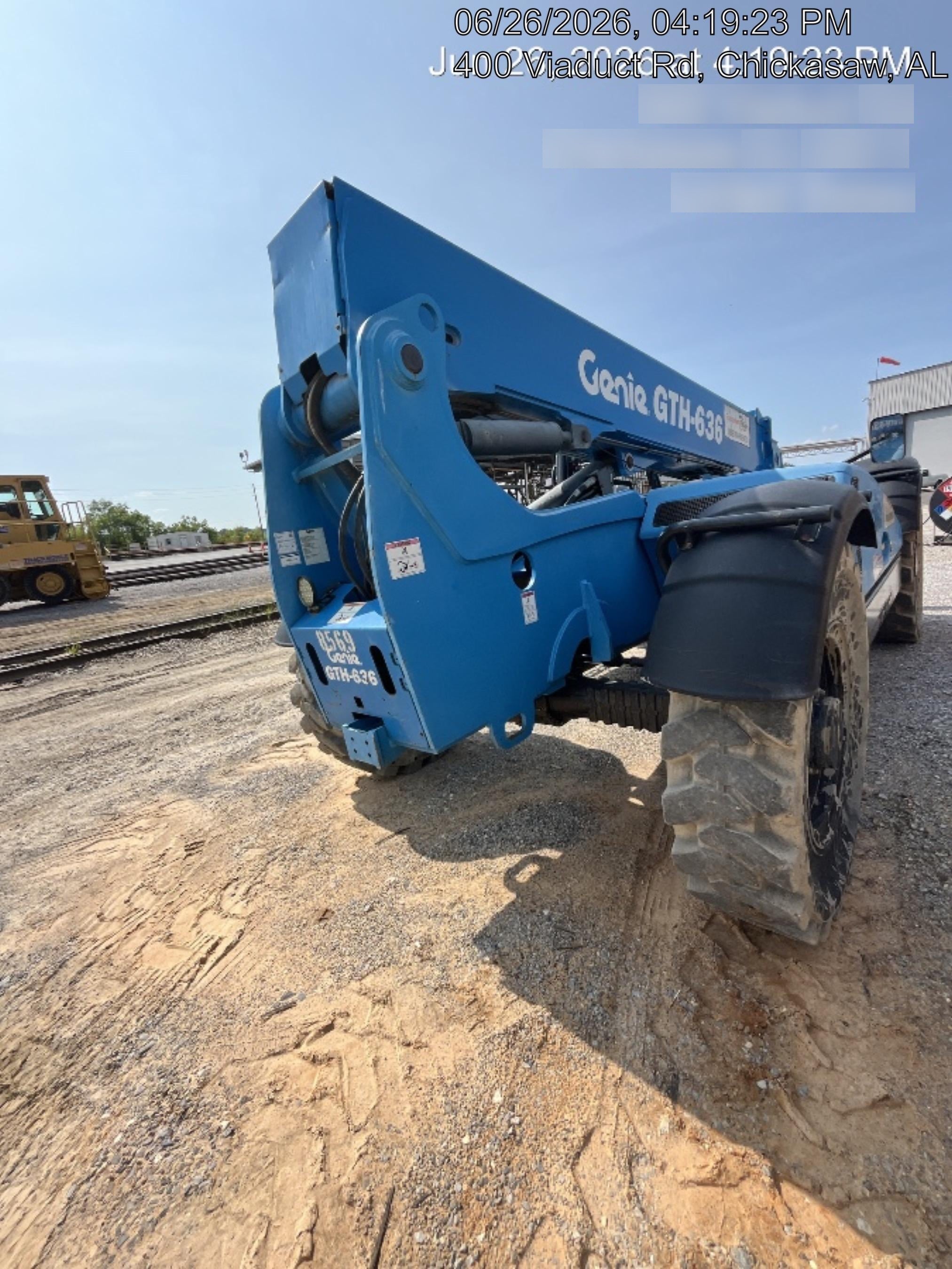 2018 Genie GTH-636 Genie GTH-636 w/Open ROPS, Solid Tires, Work Light/Beacon, 48" Carriage and Forks