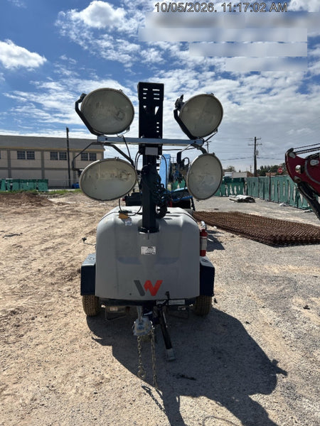 2019 Wacker Neuson LTV6L-MH Mobile Light Tower w/Fuel Level Sensor Installed