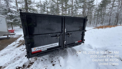 2024 TEXAS PRIDE TRAILERS 14'L x 7'W 5 Cu Yd Trunnion Hydraulic Dump