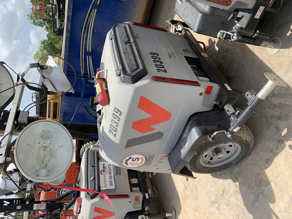 2018 Wacker Neuson LTV6L-MH LTV6L Mobile Light Tower w/Fuel Level Sensor Installed