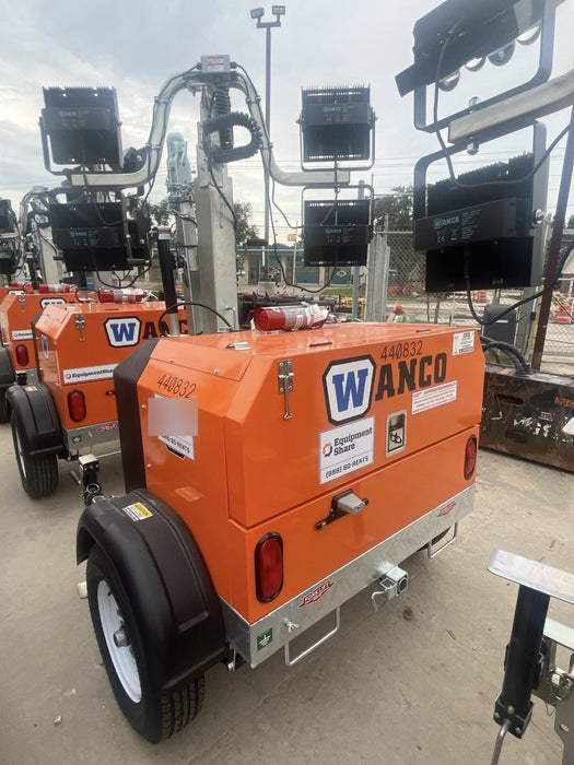 2024 Wanco WLTT-4MM4K Diesel, Deep Sea Controller, Shore Power Plug, Auto Start, (4) 350W LED Floodlights, 4kW Generator, 60 Gal Fuel Tank, 2" Ball, T3