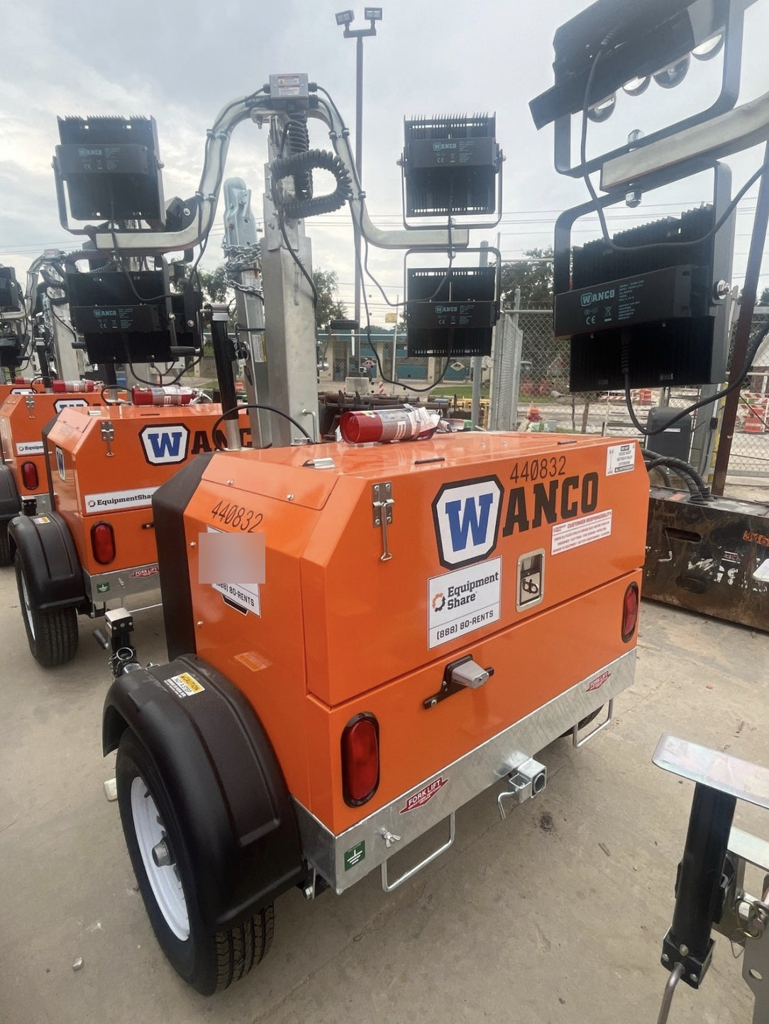 2024 Wanco WLTT-4MM4K Diesel, Deep Sea Controller, Shore Power Plug, Auto Start, (4) 350W LED Floodlights, 4kW Generator, 60 Gal Fuel Tank, 2" Ball, T3