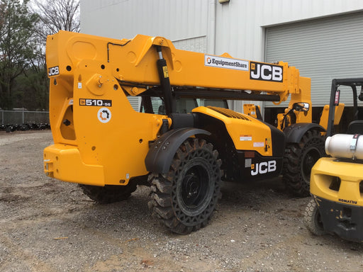 2019 JCB 510-56 Canopy, 74 HP, Solid Tires, STD Worklight, Beacon, Aux Hydraulics, Lifting Eye, Back up Alarm w/66" Carriage/60" Forks