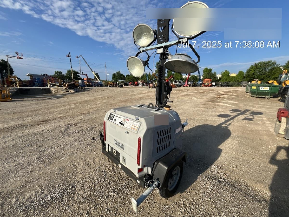 2019 Wacker Neuson LTV6L-MH Wacker Neuson LTV6L Mobile Light Tower w/Fuel Level Sensor Installed