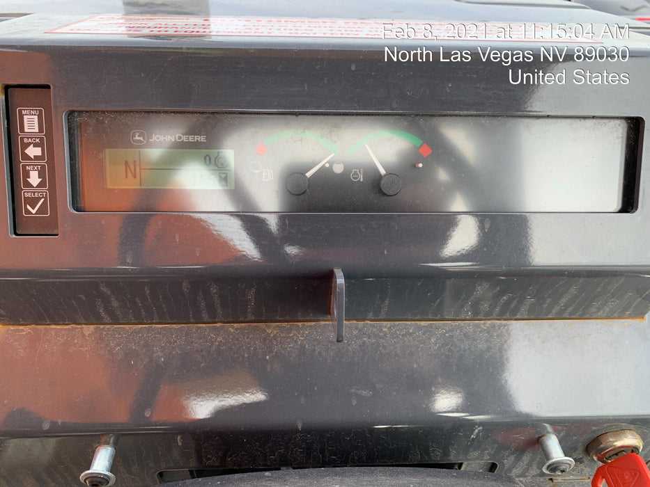 2020 John Deere 210LEP Canopy, 4WD, Second rear hydraulic cylinder, Light Package, Wheel weights