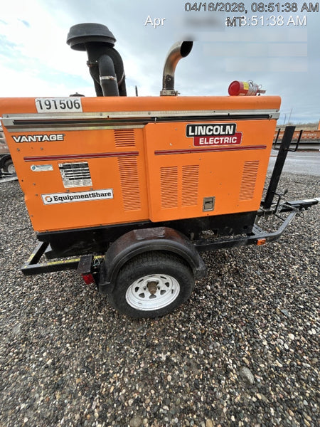 2021 Lincoln Electric Vantage 549X Ready Pak 3, ORANGE (includes trailer, cable rack, fender light kit)