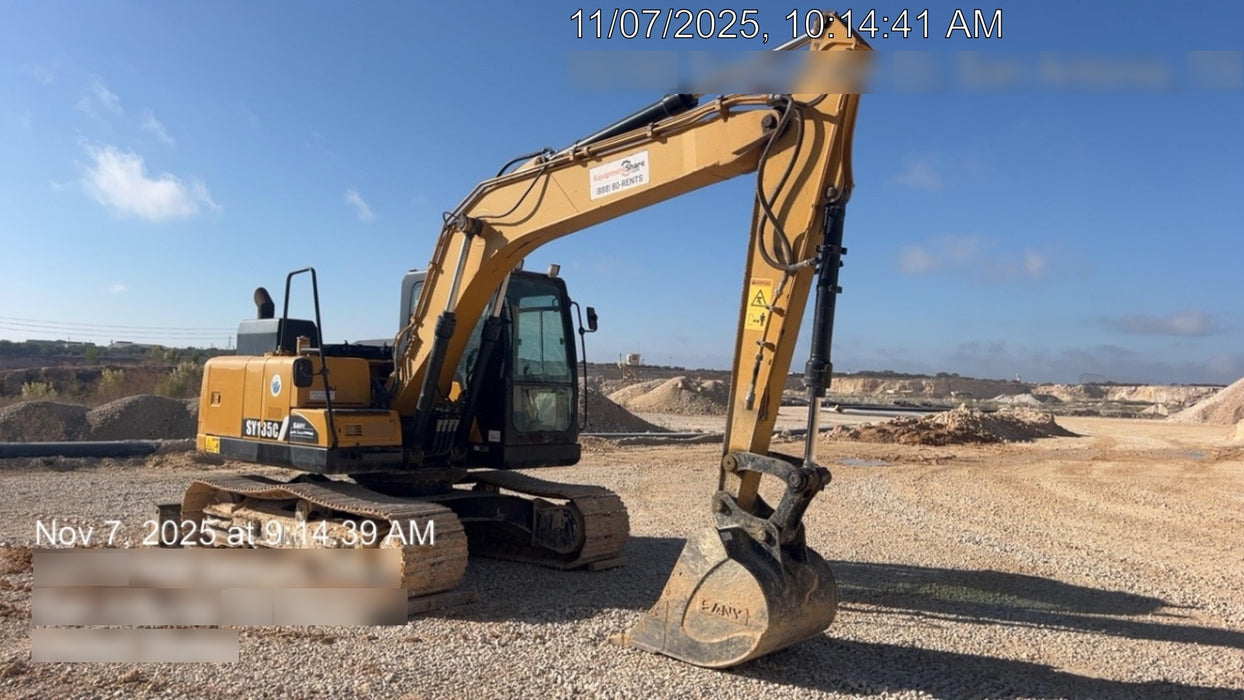 Sany SY135C SY135 Tier 4 - Cab, Hydraulic QC,  Buckets: 24" , 36" , 42"