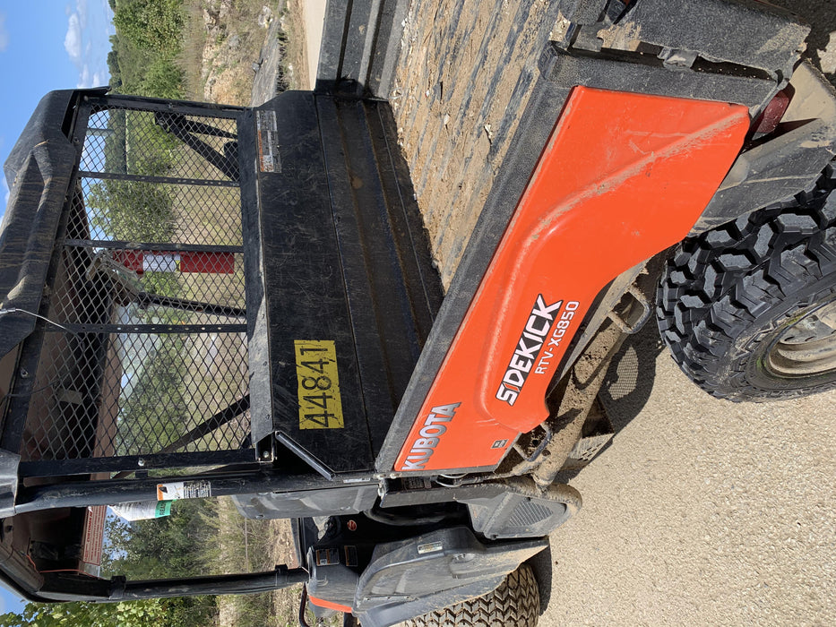 2019 Kubota RTV-XG850WL-H 4wd Utility Cart, Gas, 2 Seat, LED Strobe, Windshield Tempered Glass, Plastic Canopy, Wire Harness Kit, Backup Alarm