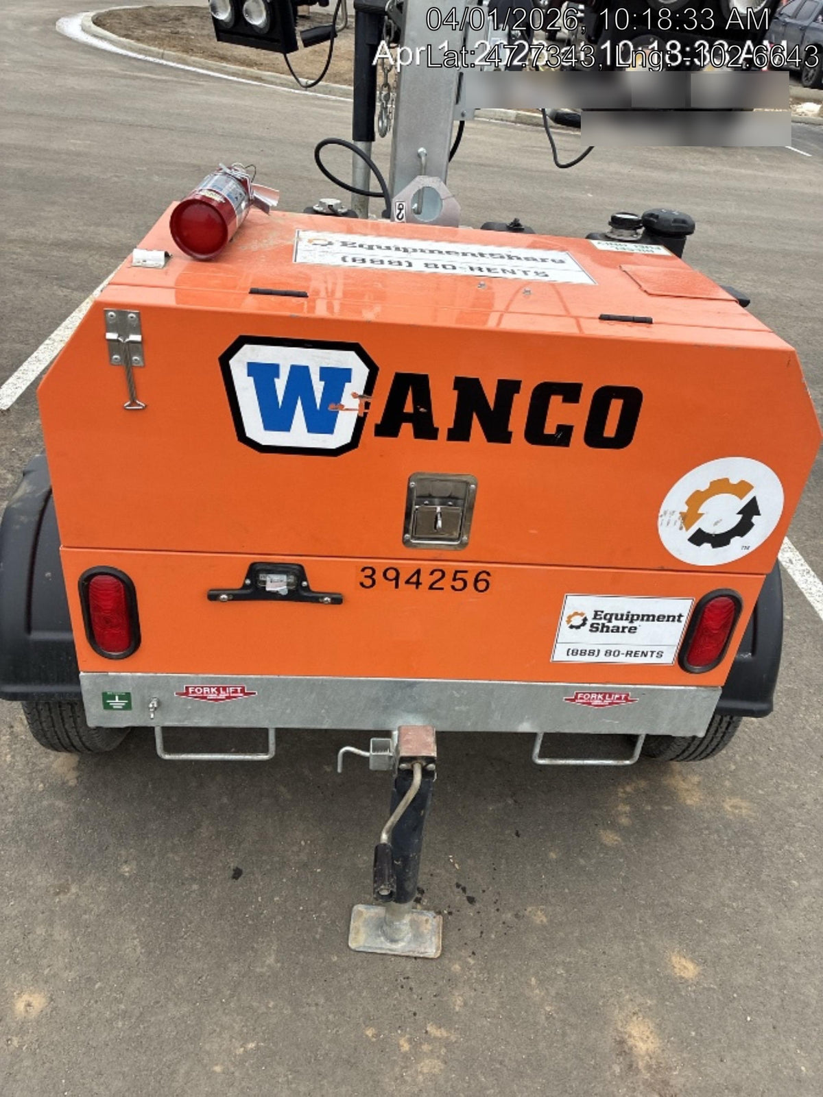 2024 Wanco WLTT-4MM4K Diesel, Deep Sea Controller, Shore Power Plug, Auto Start, (4) 350W LED Floodlights, 4kW Generator, 60 Gal Fuel Tank, 2" Ball, T3