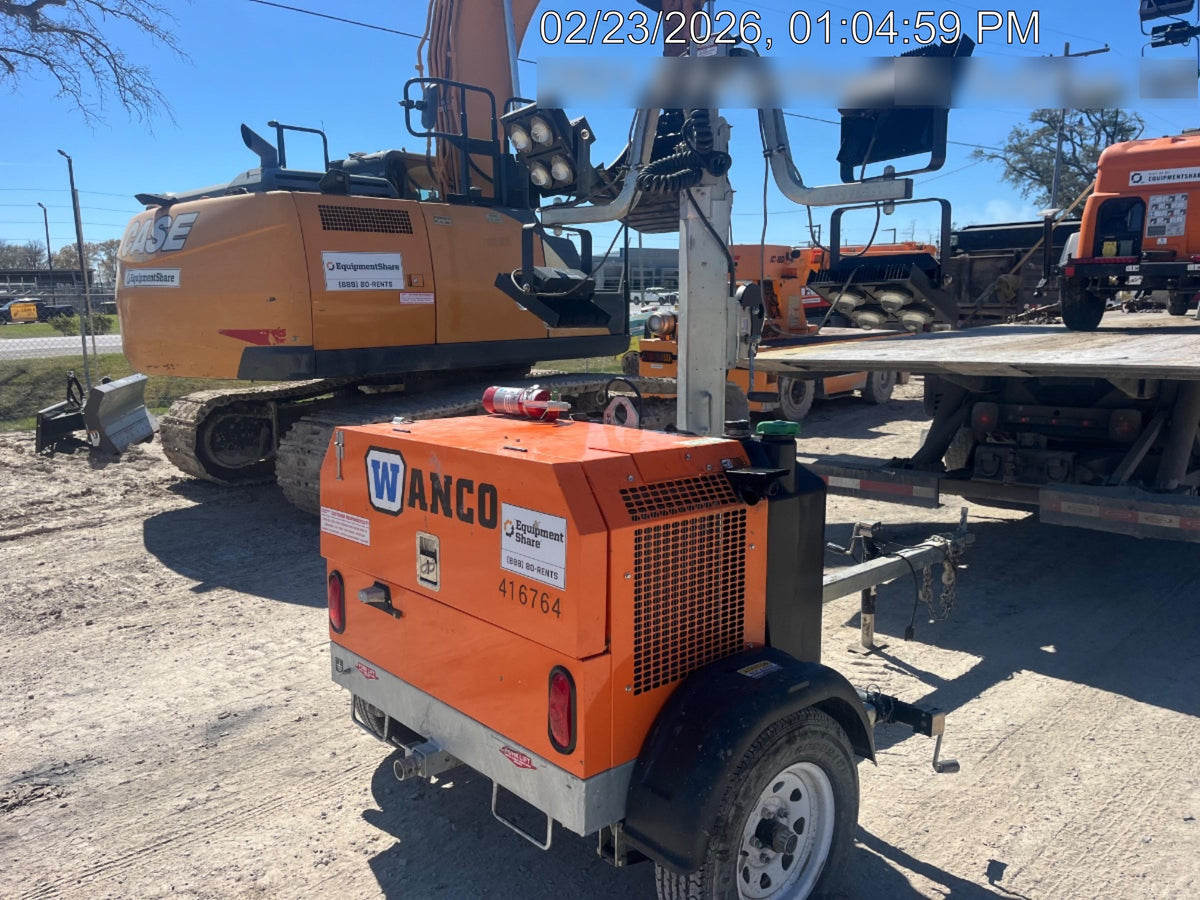 2024 Wanco WLTT-4MM4K Diesel, Deep Sea Controller, Shore Power Plug, Auto Start, (4) 350W LED Floodlights, 4kW Generator, 60 Gal Fuel Tank, 2" Ball, T3