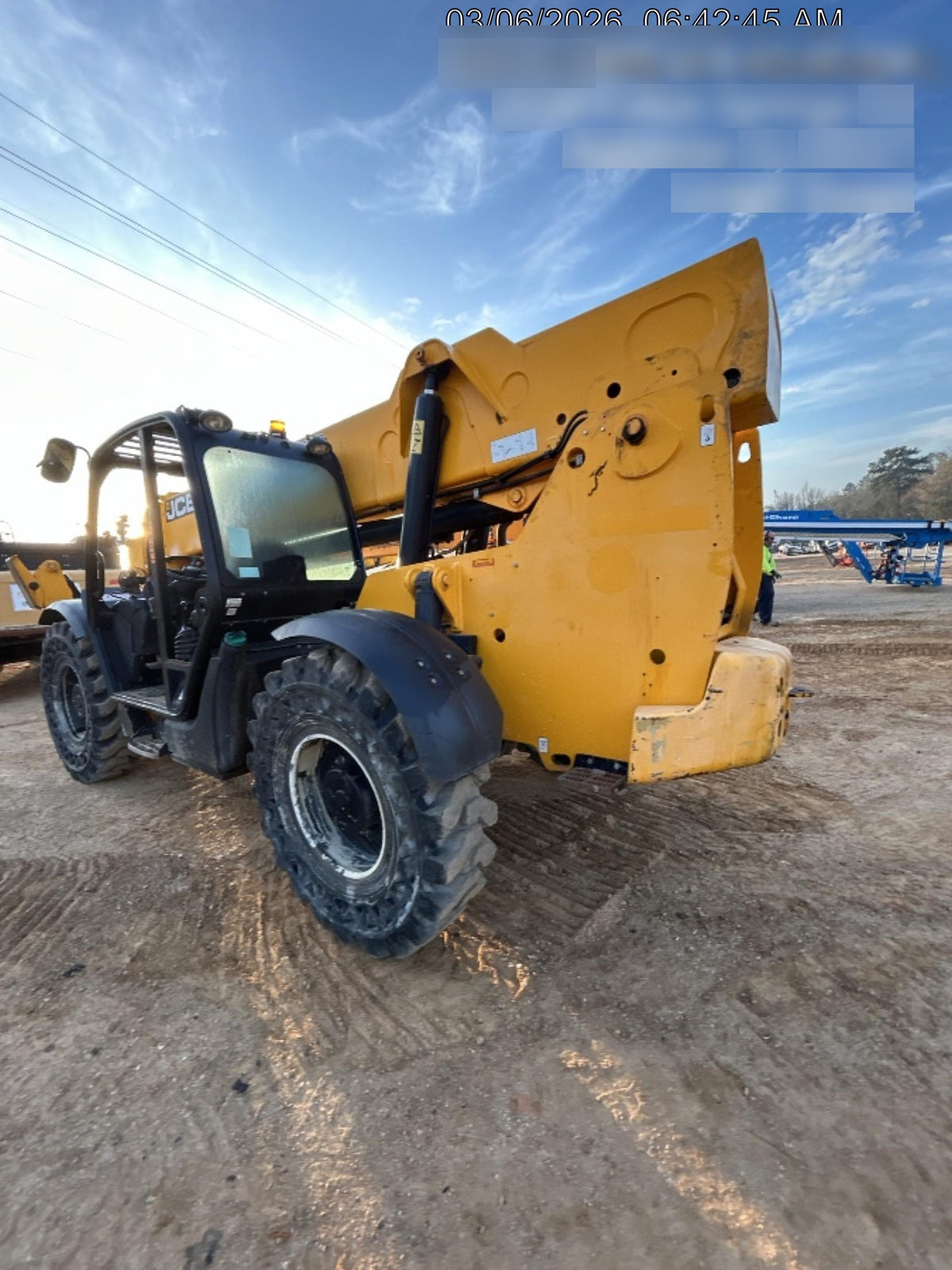 2020 JCB 510-56 Canopy, Solid Tires, Work Lights, Beacon, Aux Hydraulics, Back up Alarm, Lifting Eye, ES Decals