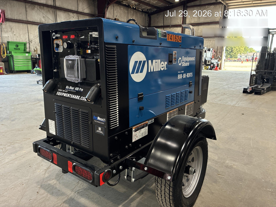 2026 MILLER ELECTRIC BIG BLUE 400