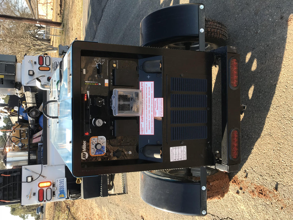 2020 Miller Electric BIG BLUE 400 Trailer Mounted Welder