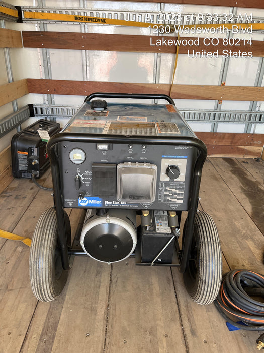 2023 Miller Electric Blue Star 185 Engine Driven Welder, Electric Start, 13 hp, Gas, 6,500 W Peak 907664