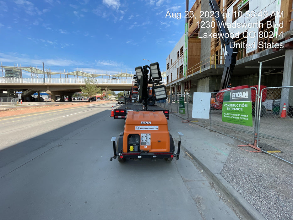 2023 Generac MLT2 Diesel, Flex Switch 120V Input, Powerzone Controller, (4) 320W LED Lights, 4kW Generator, 39.9 Gal Fuel Tank, 2" Ball, T3