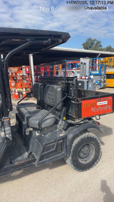 2021 Kubota RTV-X1140W-H Plastic Canopy, Windshield Acrylic Clear, LED Strobe Light, Wire Harness Kit, Back up Alarm