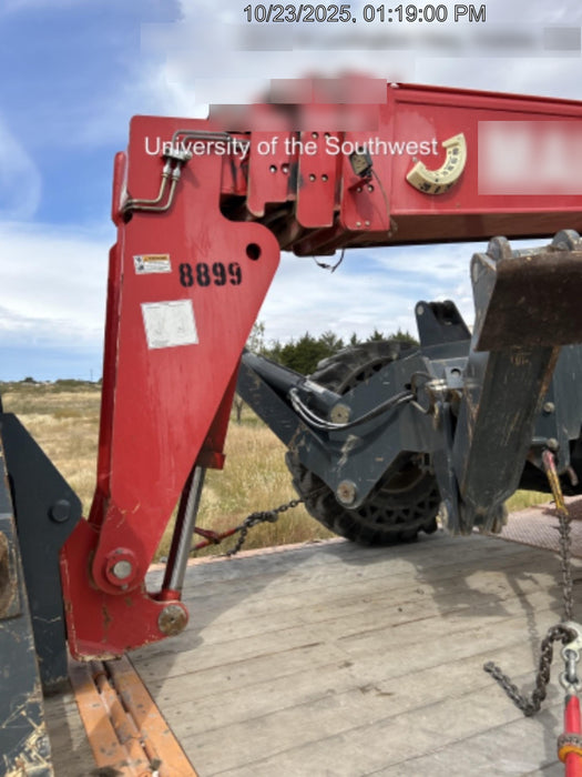 2018 Manitou MTA10055 Manitou MTA 10055 (open ROPS) w/Cab/Heat/AC, Work Lights/Strobe, Aux Hyd, Solid Tires, Lift Hook, 66" Carriage, 60" Forks