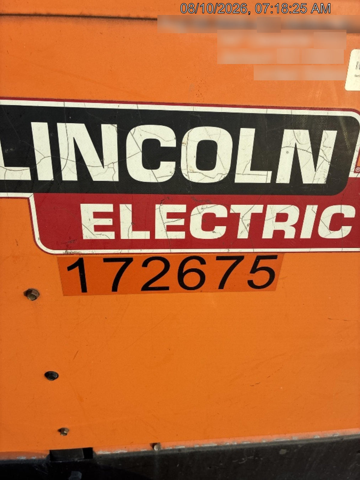 2021 Lincoln Electric Vantage 322 Vantage 322 Ready Pak 3 w/ Decals, ORANGE (includes trailer, cable rack, fender light kit) NO Telematics